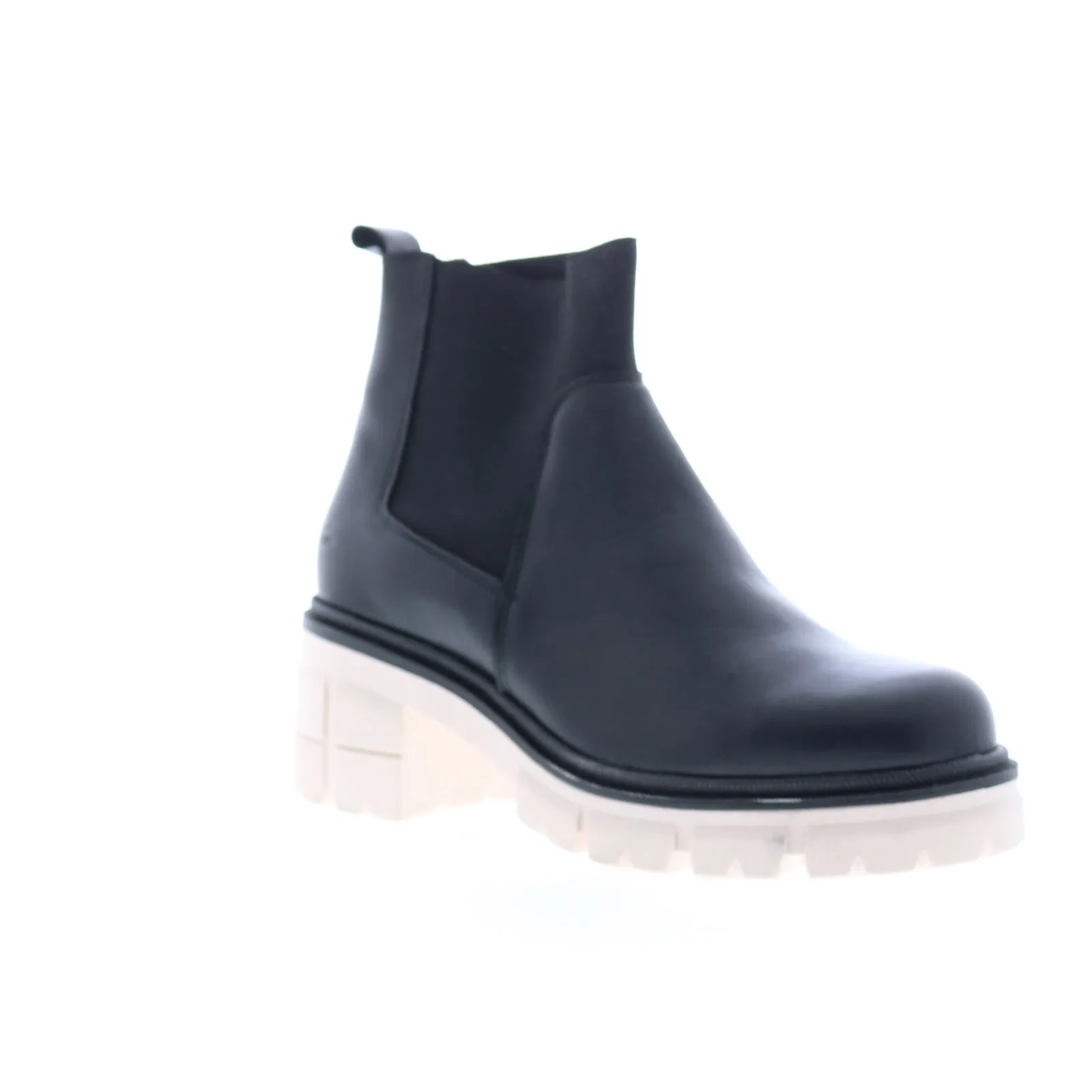 Ready For Adventure Bos. & Co. Bianc Womens Black Synthetic Slip On Ankle & Booties Boots