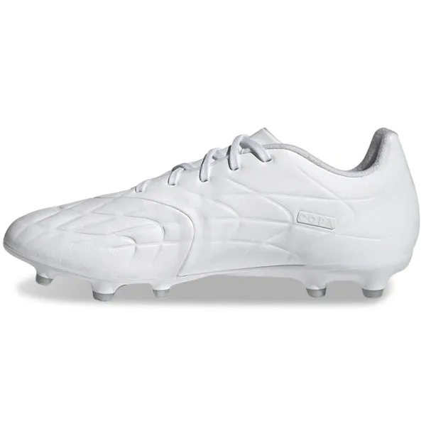 adidas Copa Pure.3 Firm Ground Soccer Cleats (White/White) Skill Boost