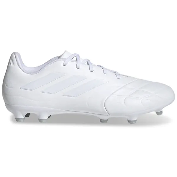 Mental Toughness adidas Copa Pure.3 Firm Ground Soccer Cleats (White/White)