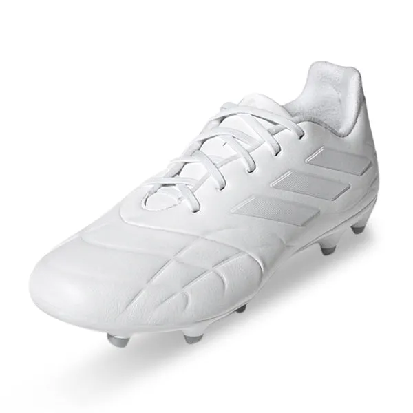 Low-cut adidas Copa Pure.3 Firm Ground Soccer Cleats (White/White)