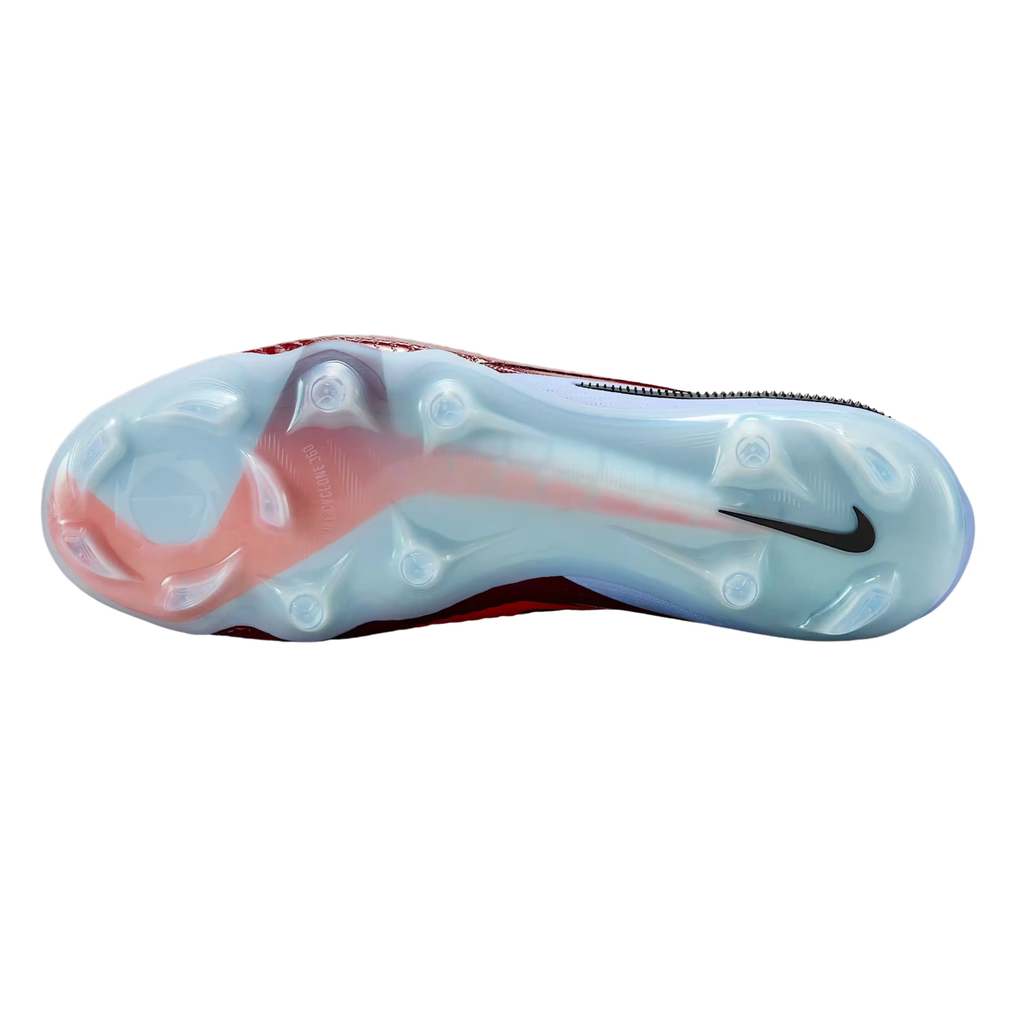 Zone Focus Nike Phantom GX 2 Low Elite Firm Ground Soccer Cleats (Royal Tint/Bright Crimson)