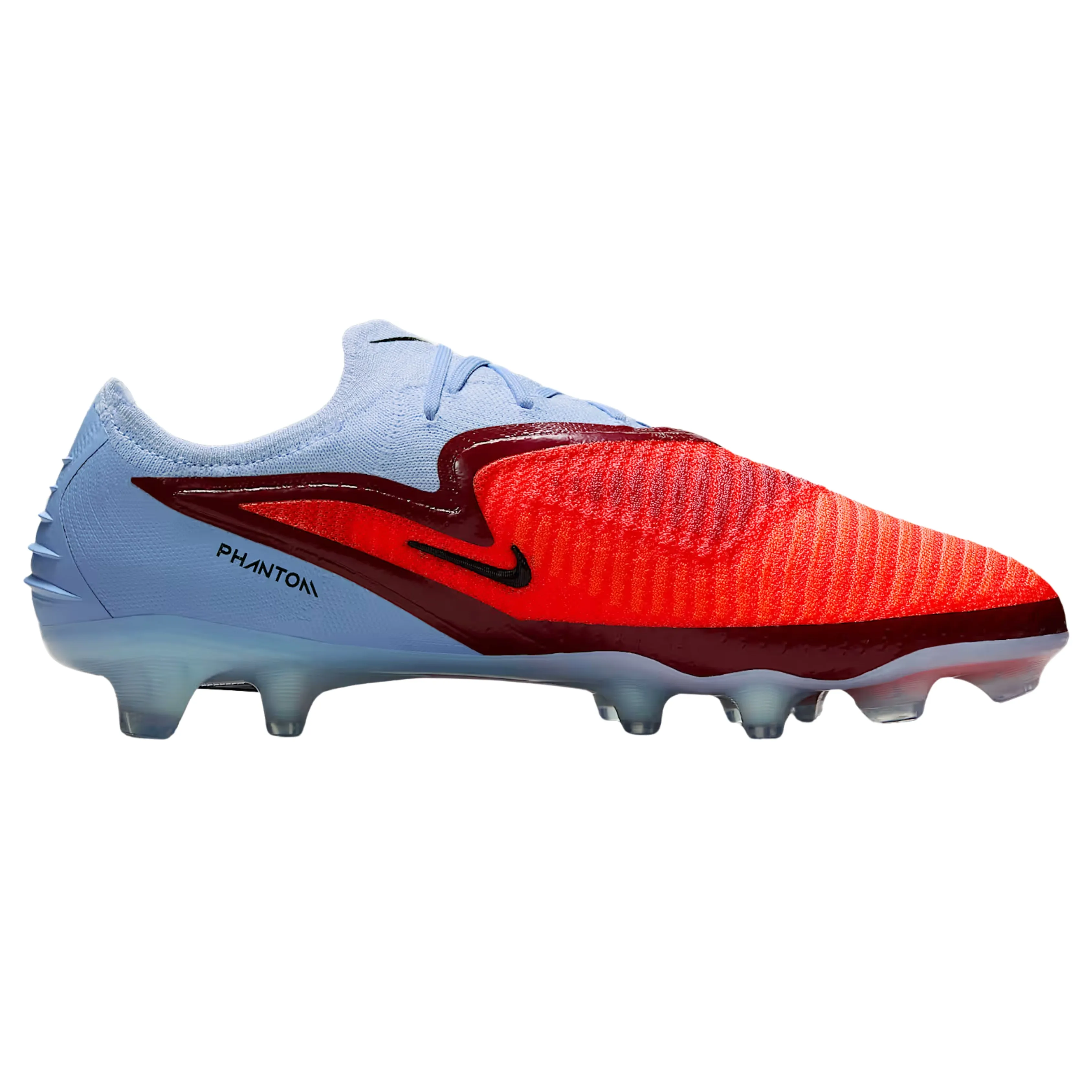Explosive Steps Nike Phantom GX 2 Low Elite Firm Ground Soccer Cleats (Royal Tint/Bright Crimson)