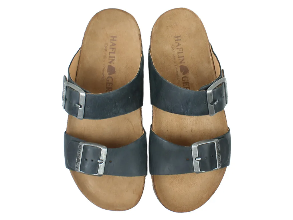 Haflinger Men Sandals Andrew Country Black Air Boost