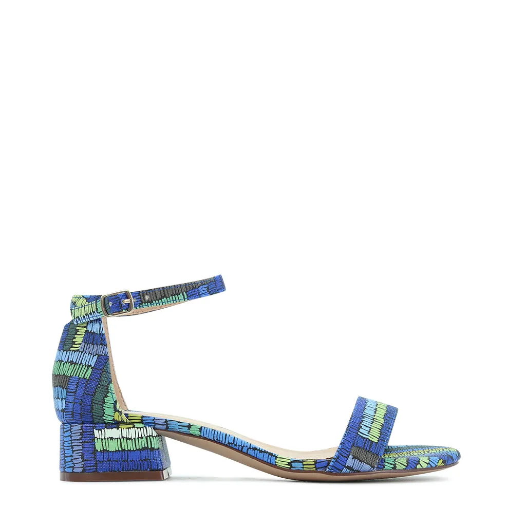 shape fit ZAYBE PRINTED HEEL SANDALS