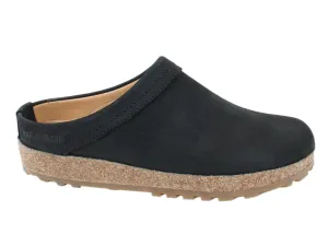 Haflinger Leather Clogs Malmo Black Mind Ease