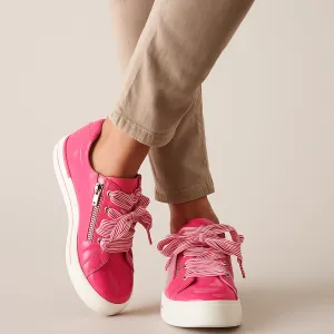 ZIERA AUDRY HOT PINK PATENT Celebrity Vibe