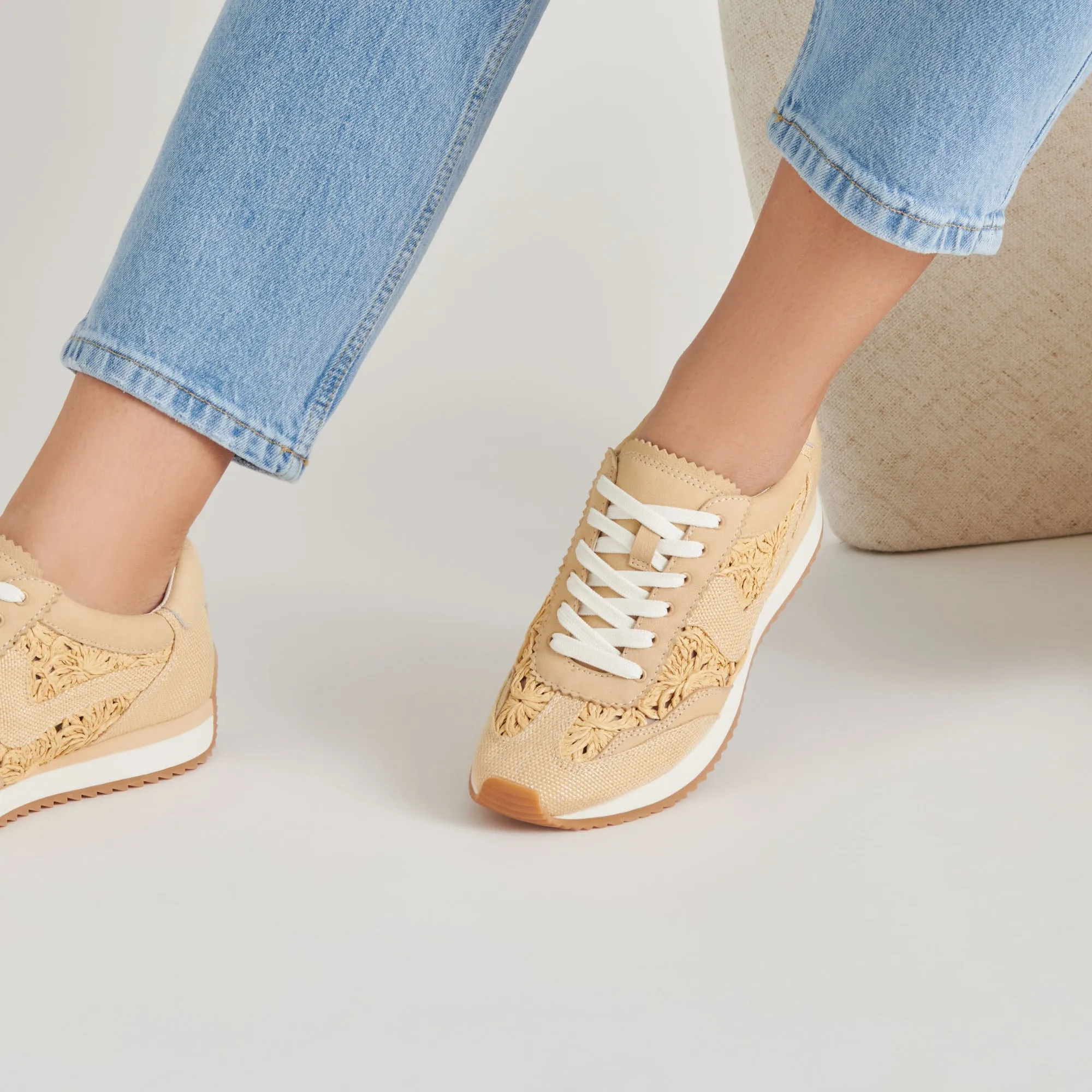 Power Walk B.NTCD SNEAKERS LT NATURAL MACRAME