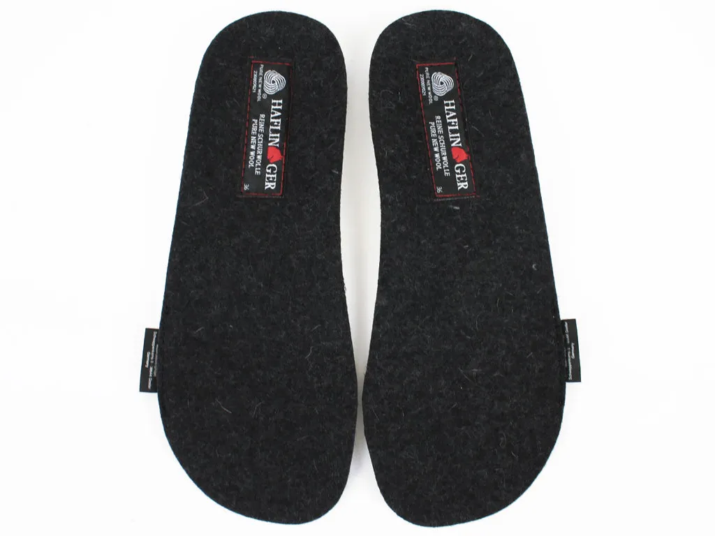 Sky Blue Haflinger Blizzard Insole Graphite
