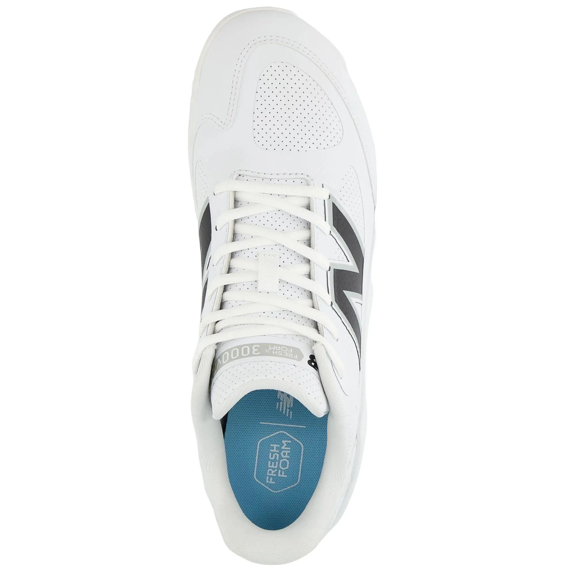 Relaxed grip Training Ready New Balance Men's Fresh Foam 3000 v7 Synthetic Turf Baseball Shoes - White - T3000SW7