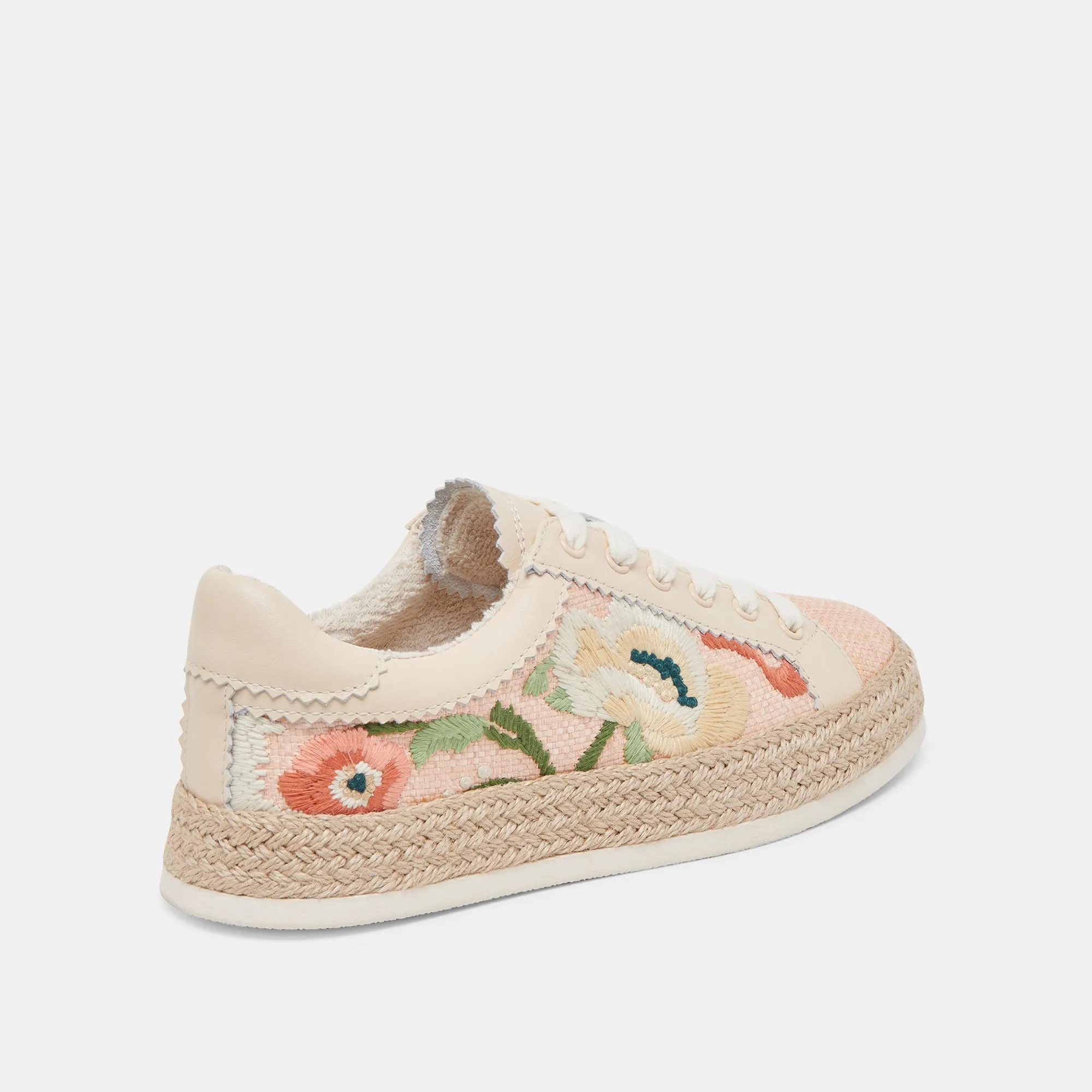 Road Performance AZALIA SNEAKERS PINK FLORAL RAFFIA
