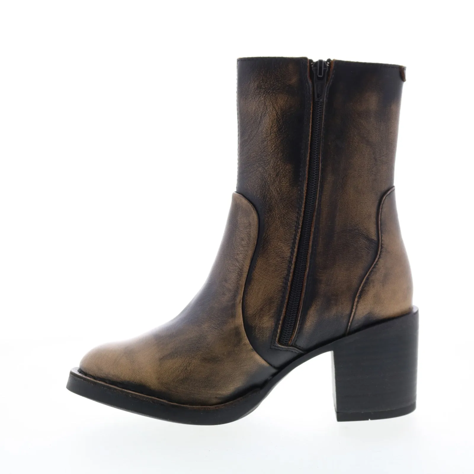 Perfect Fit Fly London Becy BECY097FLY-001 Womens Brown Leather Casual Dress Boots