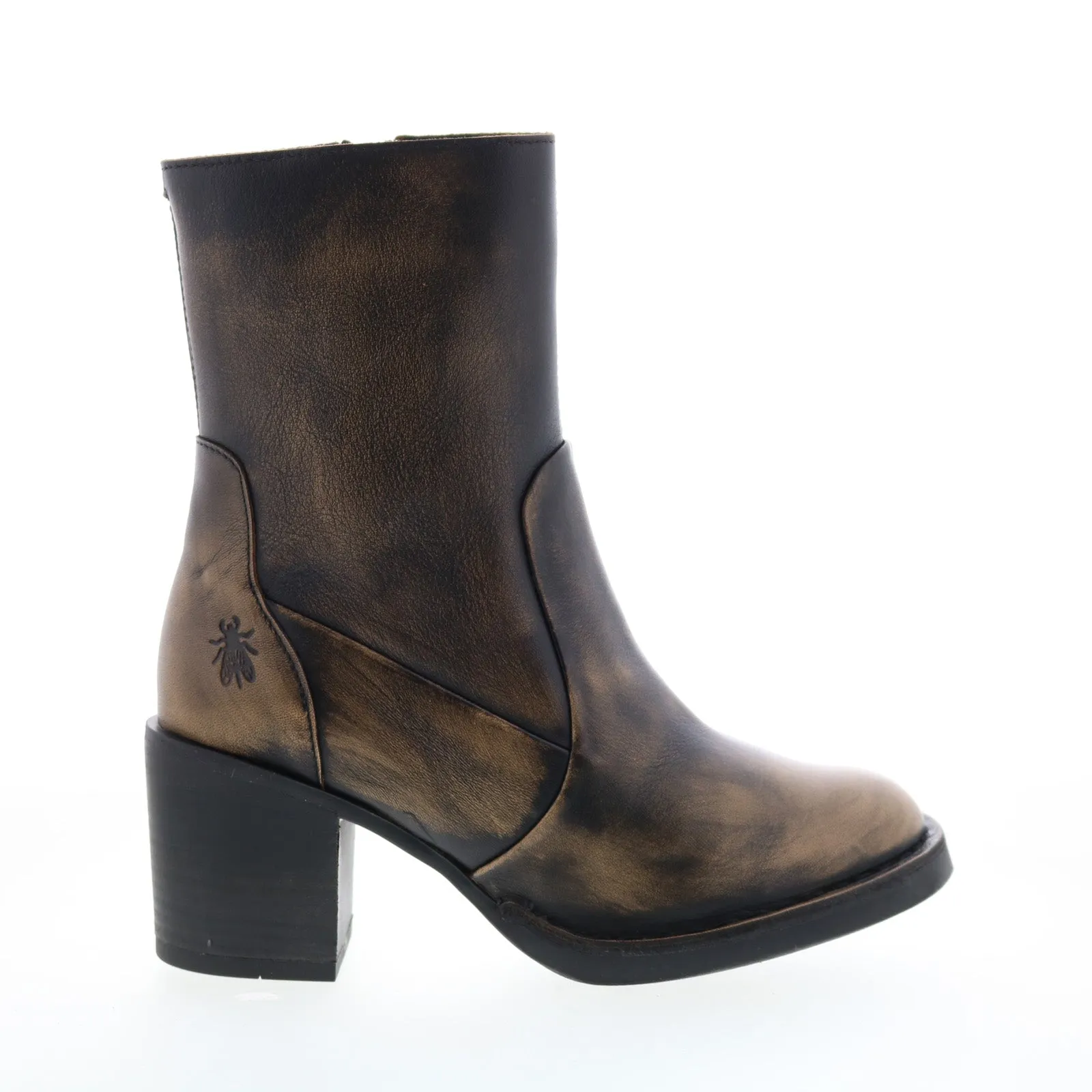 Thermal Protection Thick Lining Fly London Becy BECY097FLY-001 Womens Brown Leather Casual Dress Boots