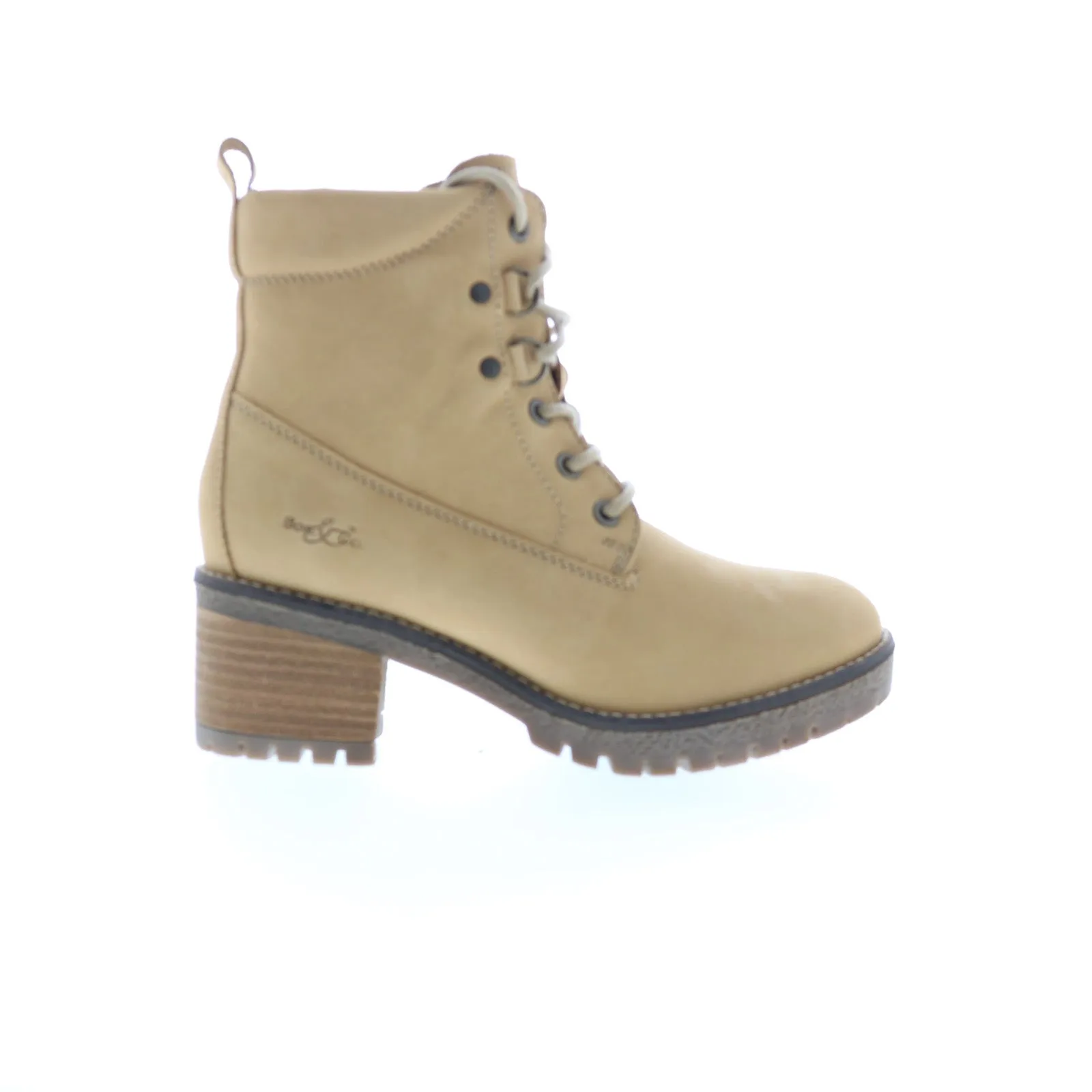 Bos. & Co. Morel Womens Brown Nubuck Lace Up Ankle & Booties Boots Daily Wear Comfortable Experience