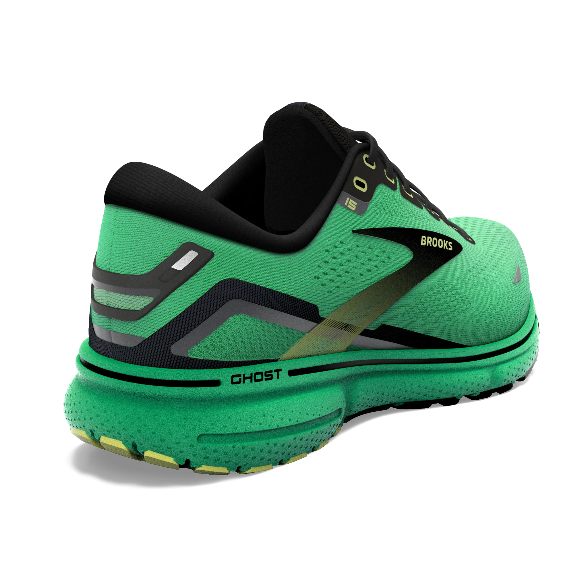 Men's Ghost 15 running with a GPS tracker