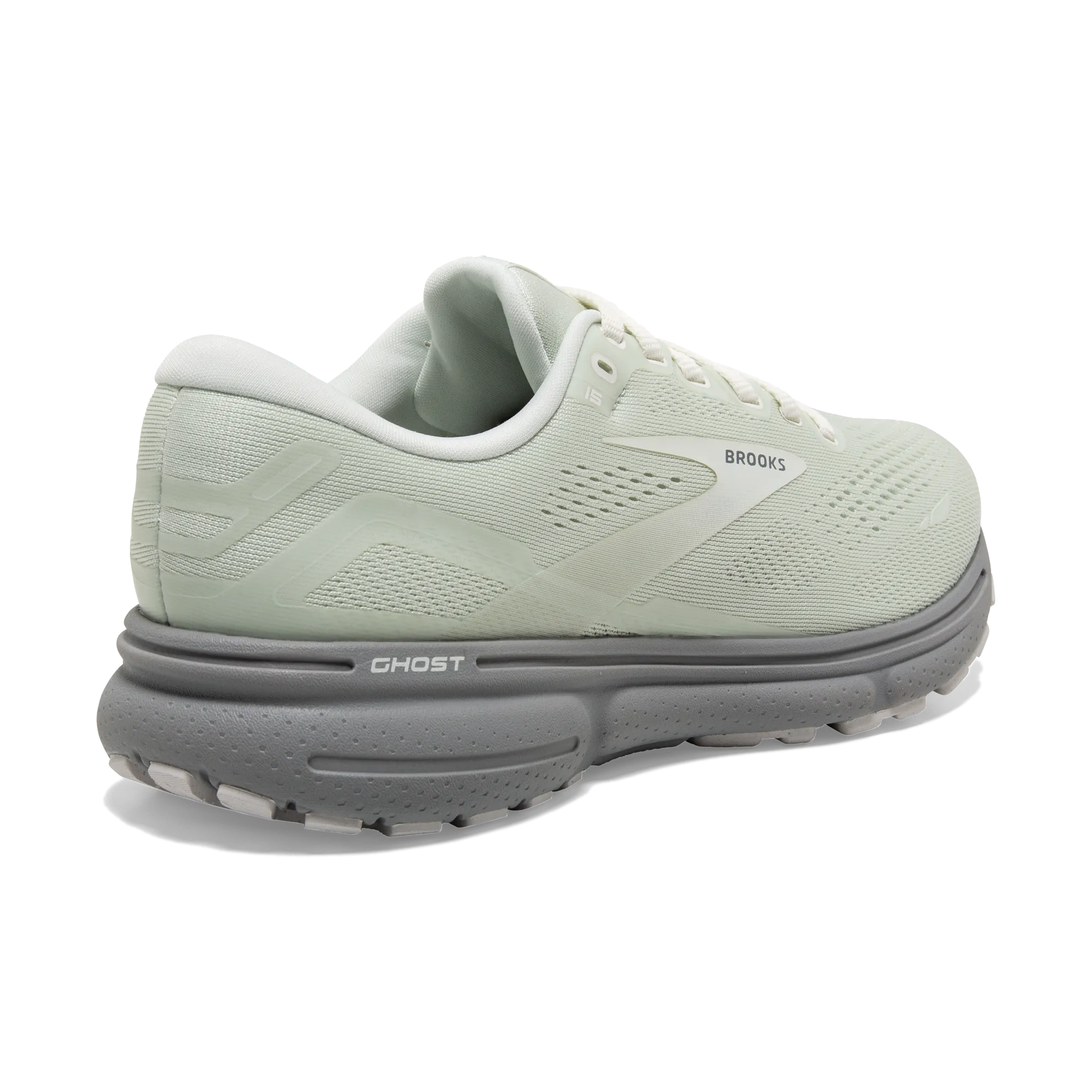 Women's Ghost 15 futuristic running option lace - up design