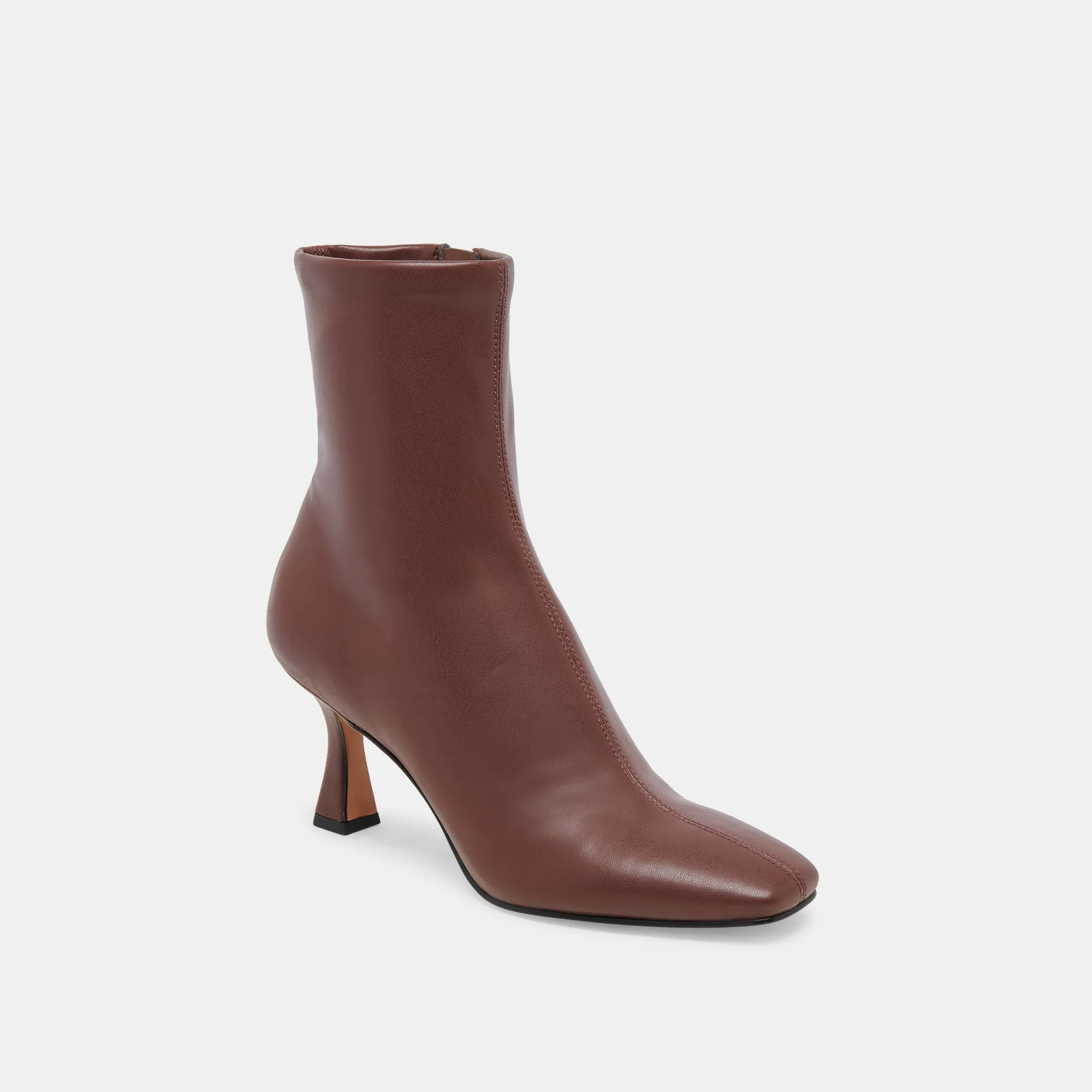 Comfortable Stability synthetic leather GLAMOR BOOTS CHOCOLATE STELLA