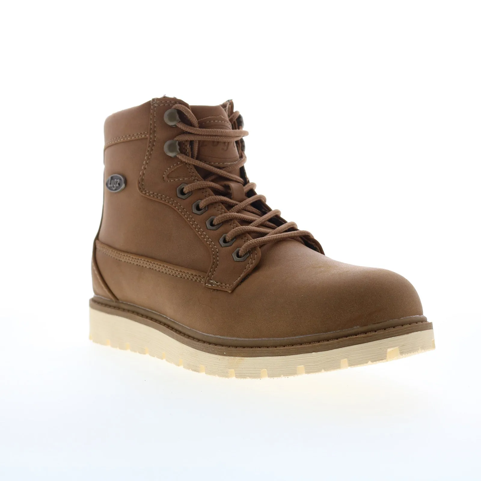 Lugz Bedrock HI Mens Brown Lace Up Casual Dress Boots Rugged Comfort Wide toe box