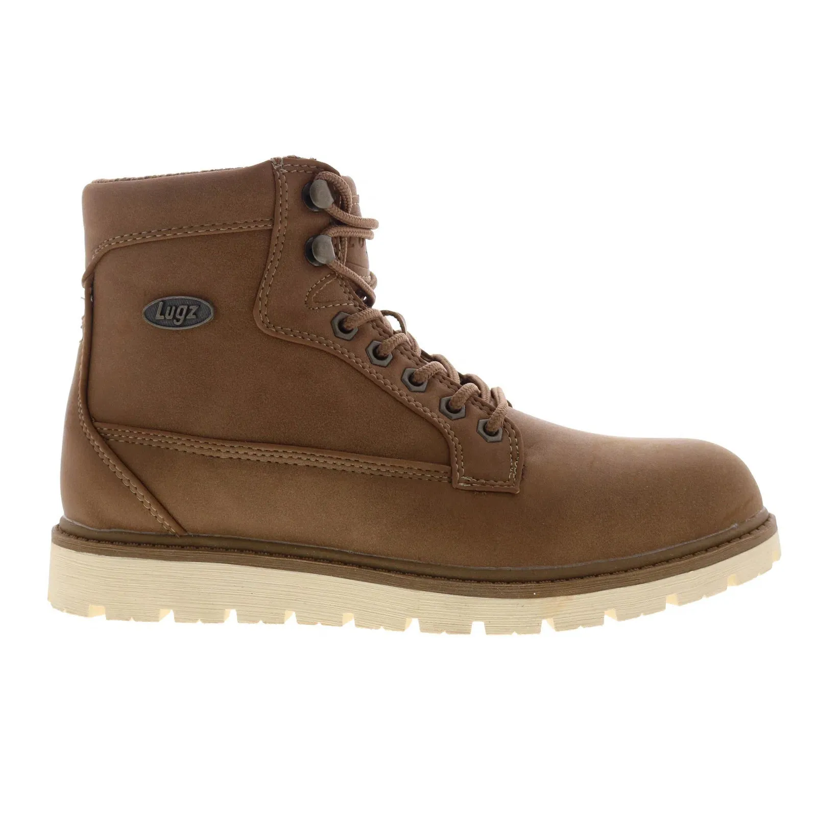 Lugz Bedrock HI Mens Brown Lace Up Casual Dress Boots Industrial Site Rainy Day
