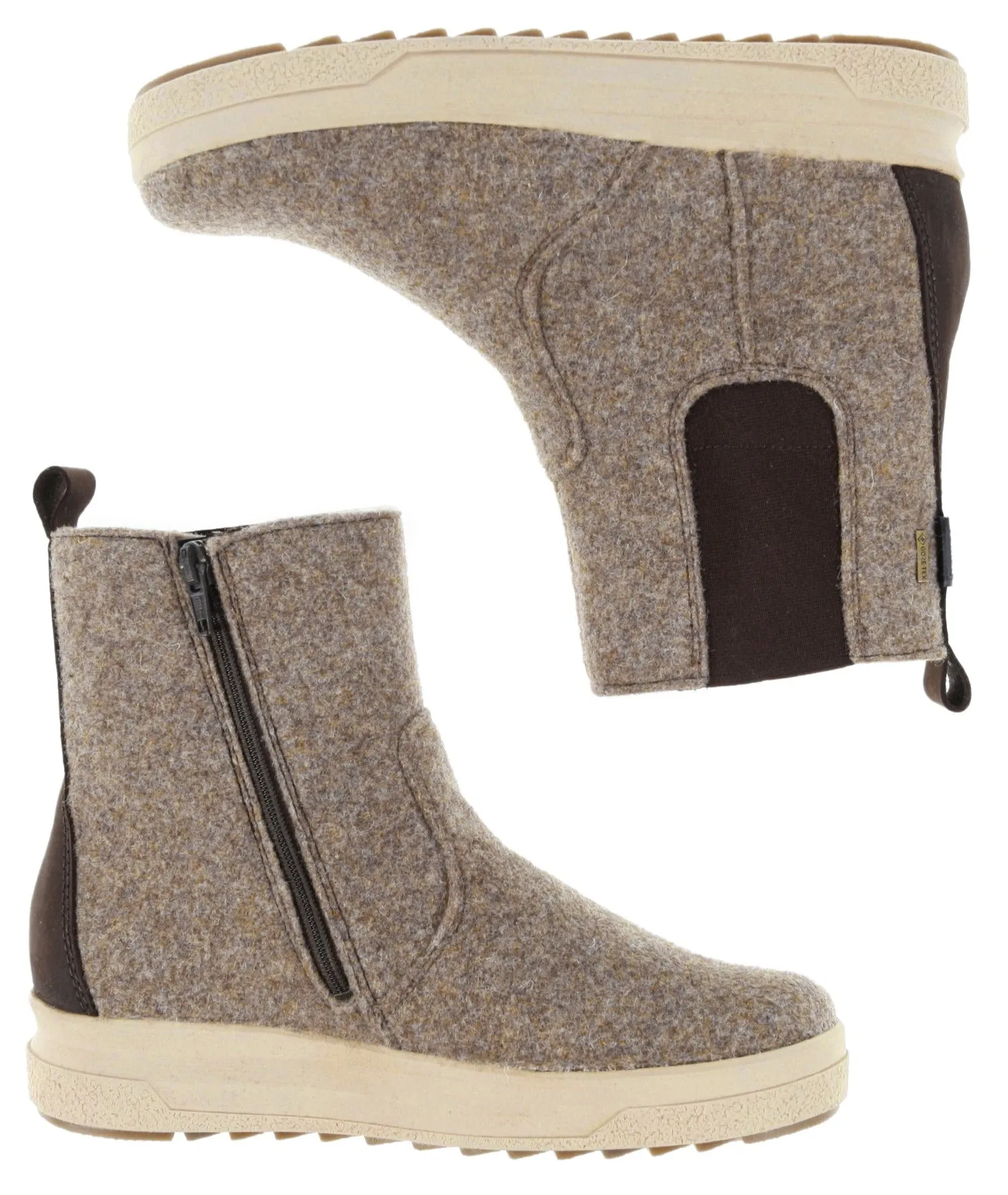 Lace-Up Style Tough Grip MALLA Women's GORE-TEX? Felt Chelsea boots