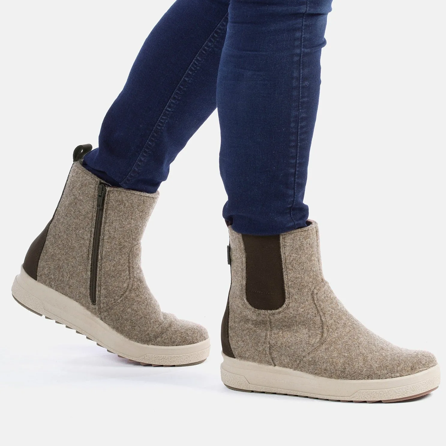 Practical Build MALLA Women's GORE-TEX? Felt Chelsea boots