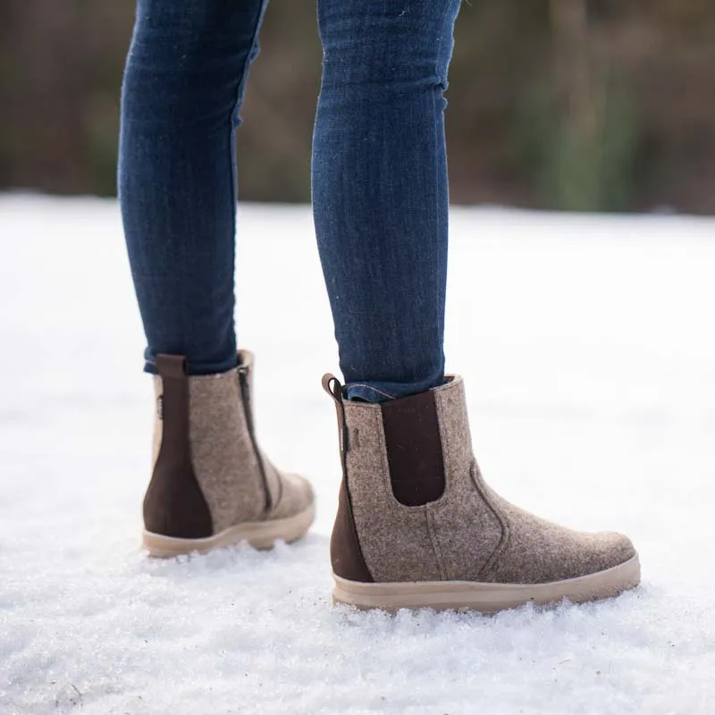 Casual Wear Clean Lines MALLA Women's GORE-TEX? Felt Chelsea boots