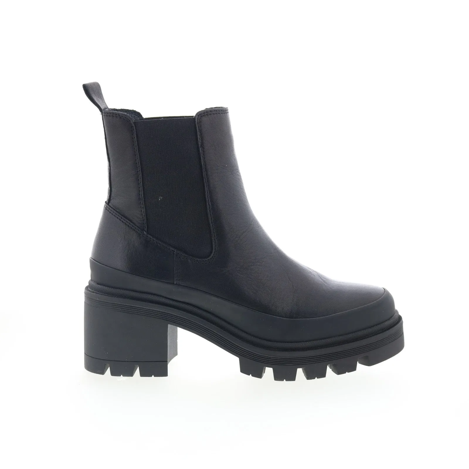 Winter Fashion Miz Mooz Brexton Womens Black Leather Slip On Chelsea Boots