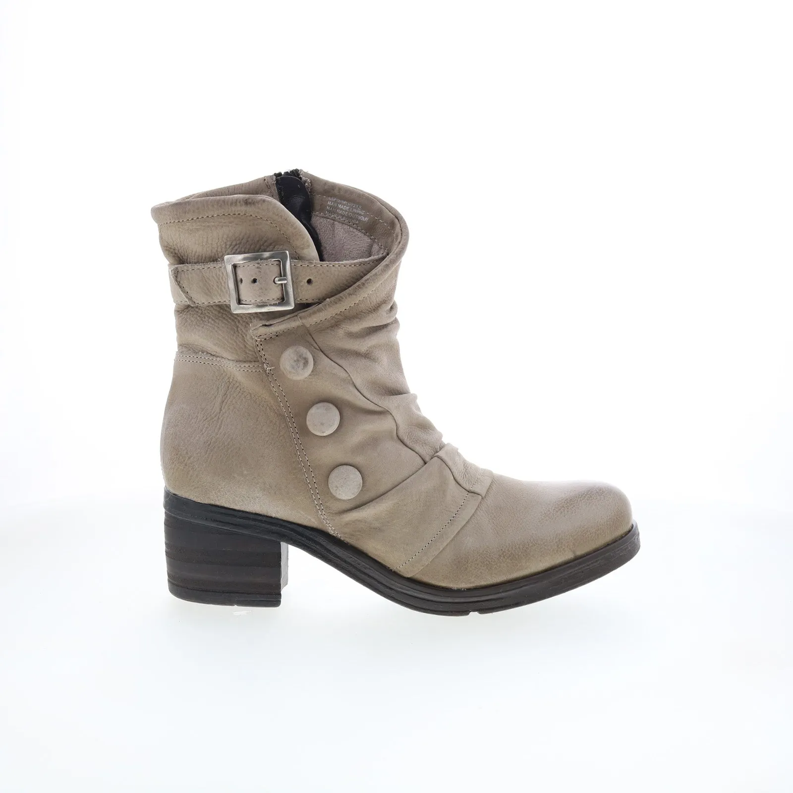Airy Feel Miz Mooz Sidney 560283-101-6477 Womens Brown Leather Casual Dress Boots