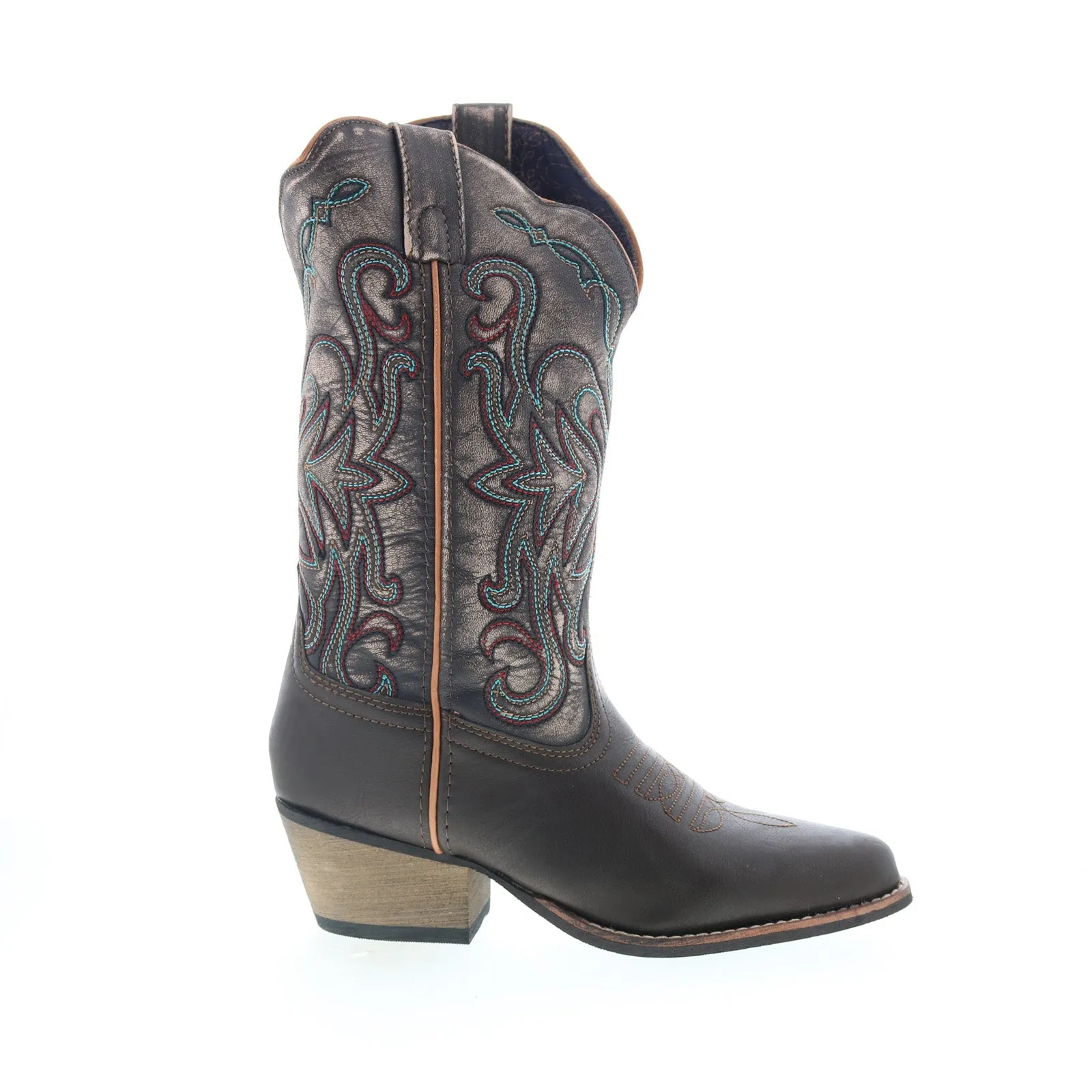 Smoky Mountain Boots Fusion 1  6685 Womens Brown Leather Western Boots Smart Look Artist