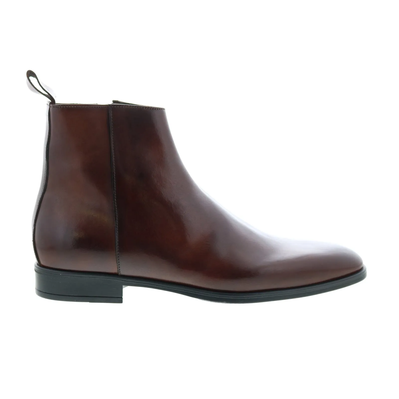 Bruno Magli Milton MB2MLTE0 Mens Brown Leather Zipper Casual Dress Boots All terrain