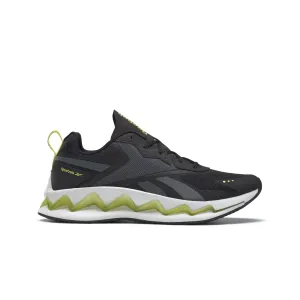 tennis shoes supportive synthetic shoes REEBOK FU8184 ZIGELUSION ENERGY MN'S (Medium) Black/Chartreuse/Grey Mesh Running Shoes