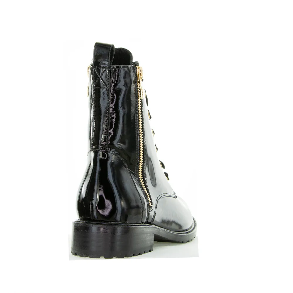 Multi-functional materials LE SANSA FIN BLACK PATENT