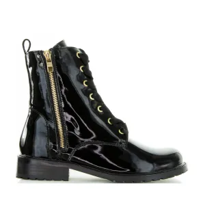 LE SANSA FIN BLACK PATENT Brown kind