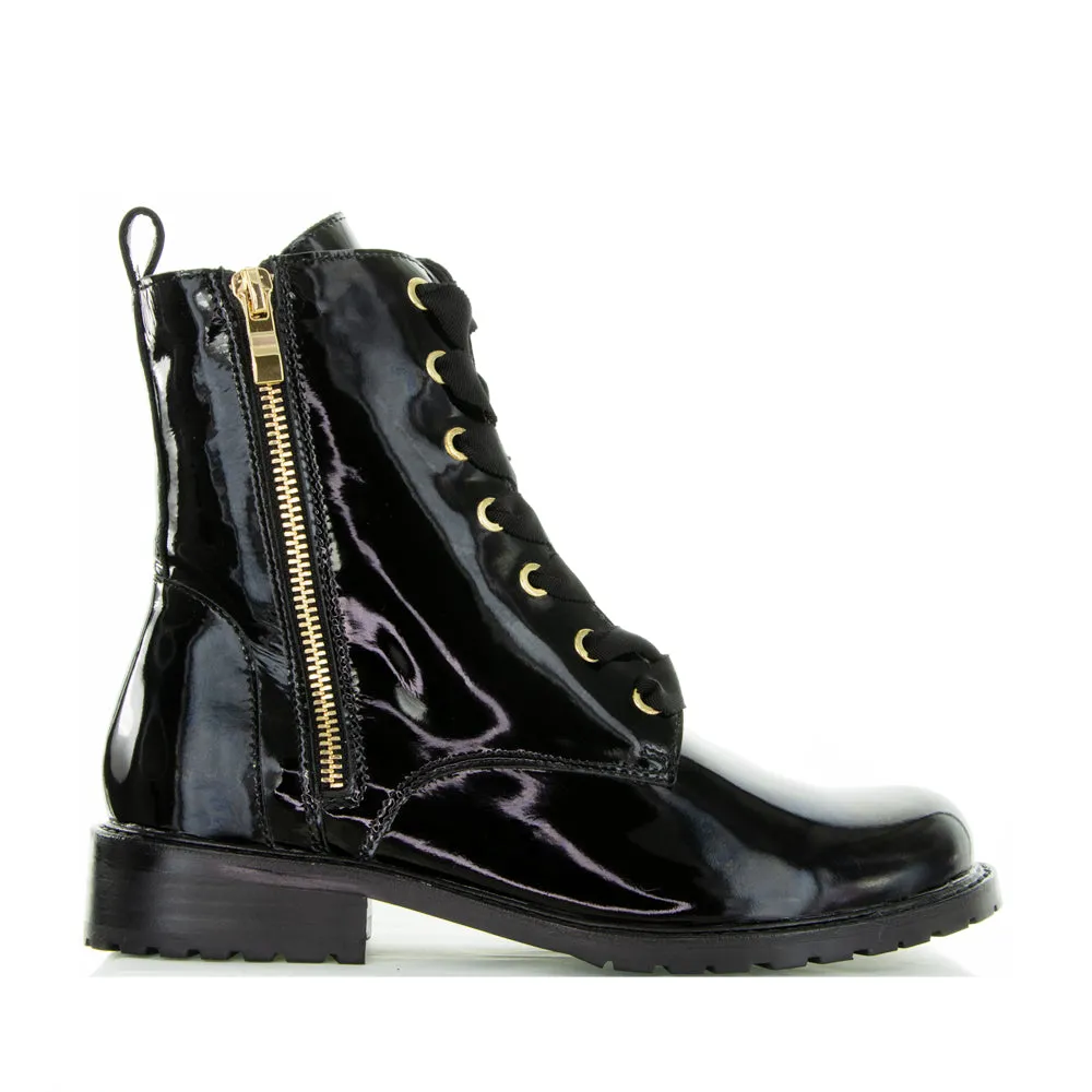LE SANSA FIN BLACK PATENT lace - closure