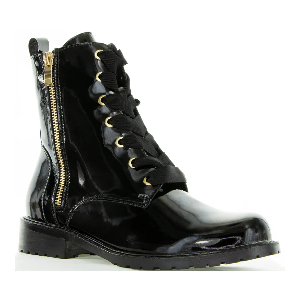 LE SANSA FIN BLACK PATENT Stylish Support women's medium
