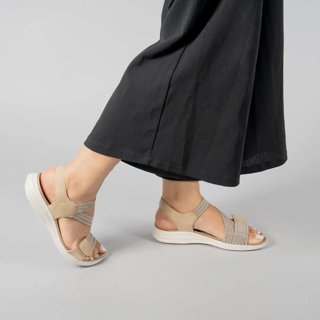 Toe Protection CC RESORTS FLORRIE APPRICOT MULTI