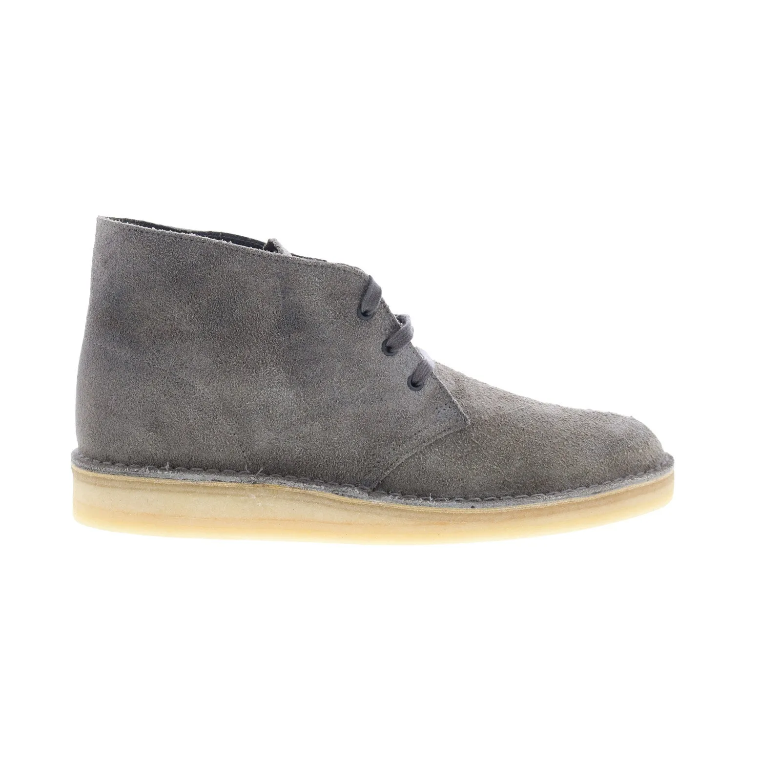Clarks Desert Coal 26173282 Mens Gray Suede Lace Up Chukkas Boots Smart Look