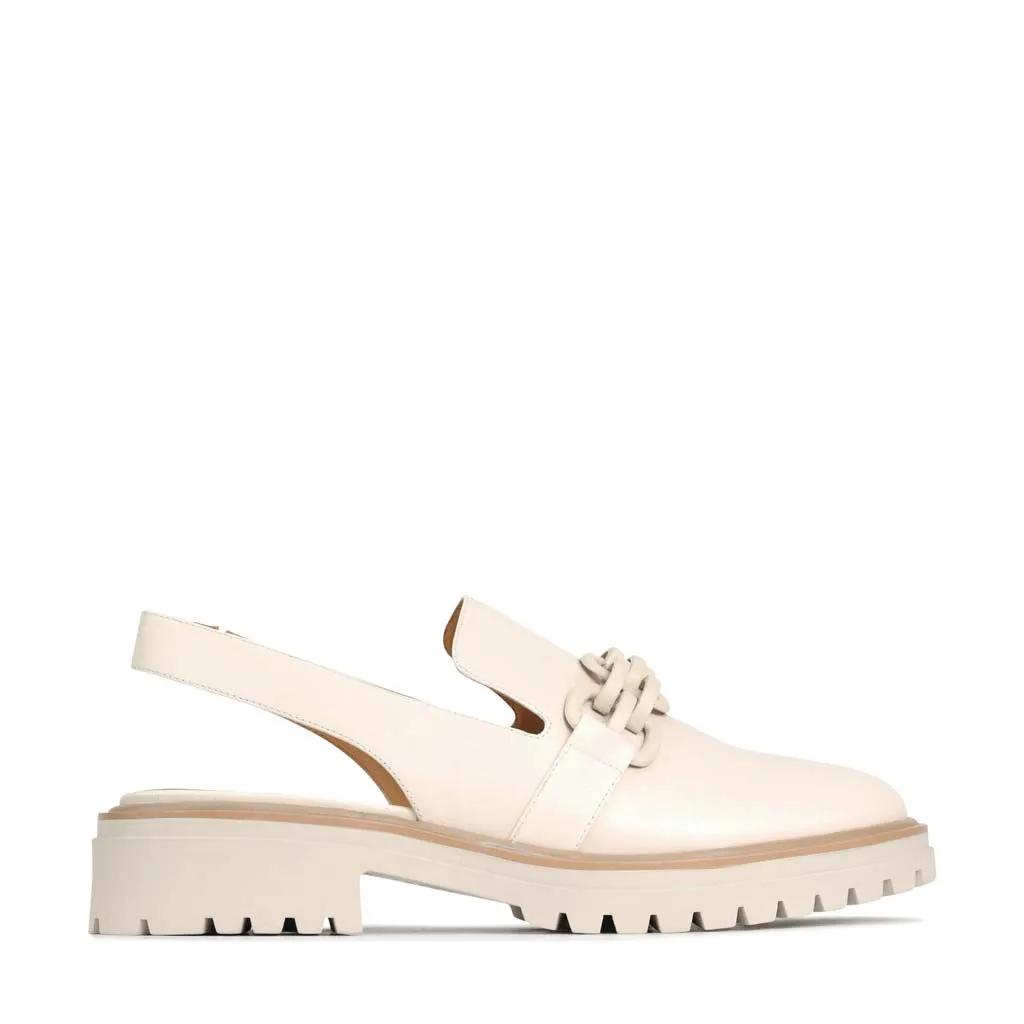 Special Occasion Distinctive durability ANI LEATHER SLING-BACK LOAFERS