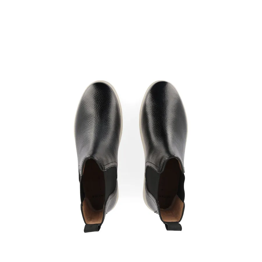 active seniors CRAWFORD - BLACK LEATHER