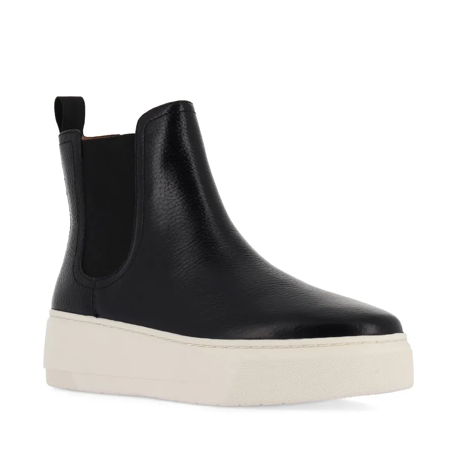 Classy comfort CRAWFORD - BLACK LEATHER