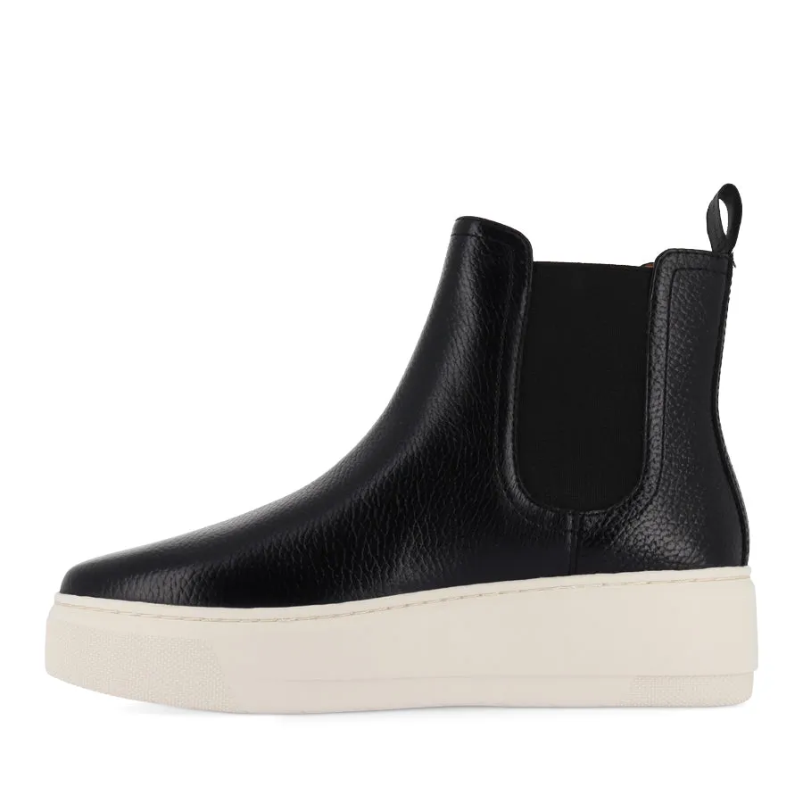 CRAWFORD - BLACK LEATHER Brown