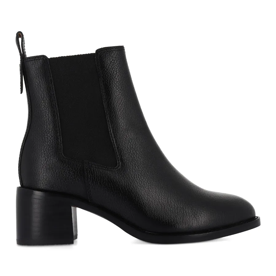 kids' large LIBERTY - BLACK TUMBLED LEATHER