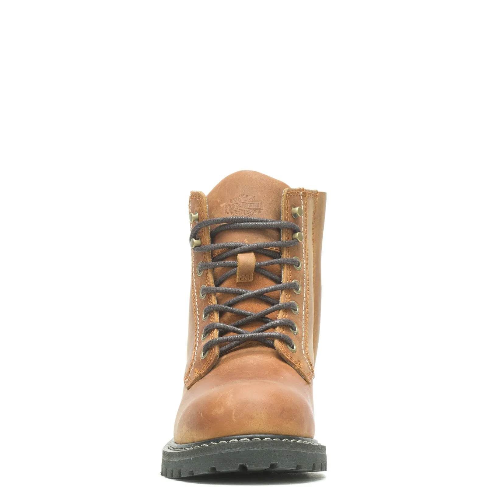 Long Travel Harley-Davidson Bentler W 5" De D87237 Womens Brown Leather Motorcycle Boots