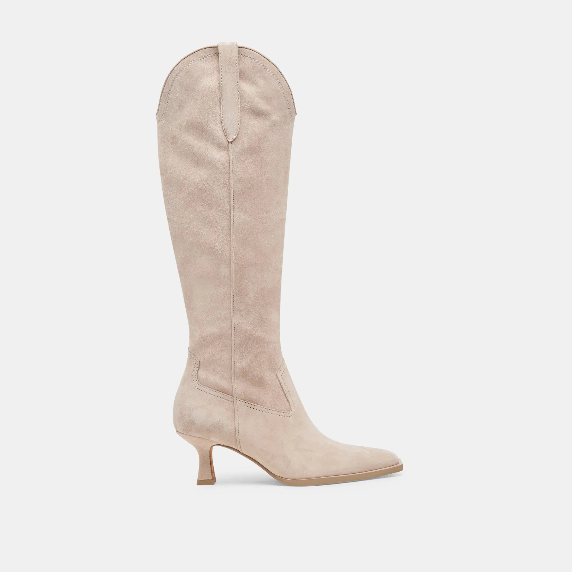 ARIANA BOOTS TAUPE SUEDE Chelsea Design