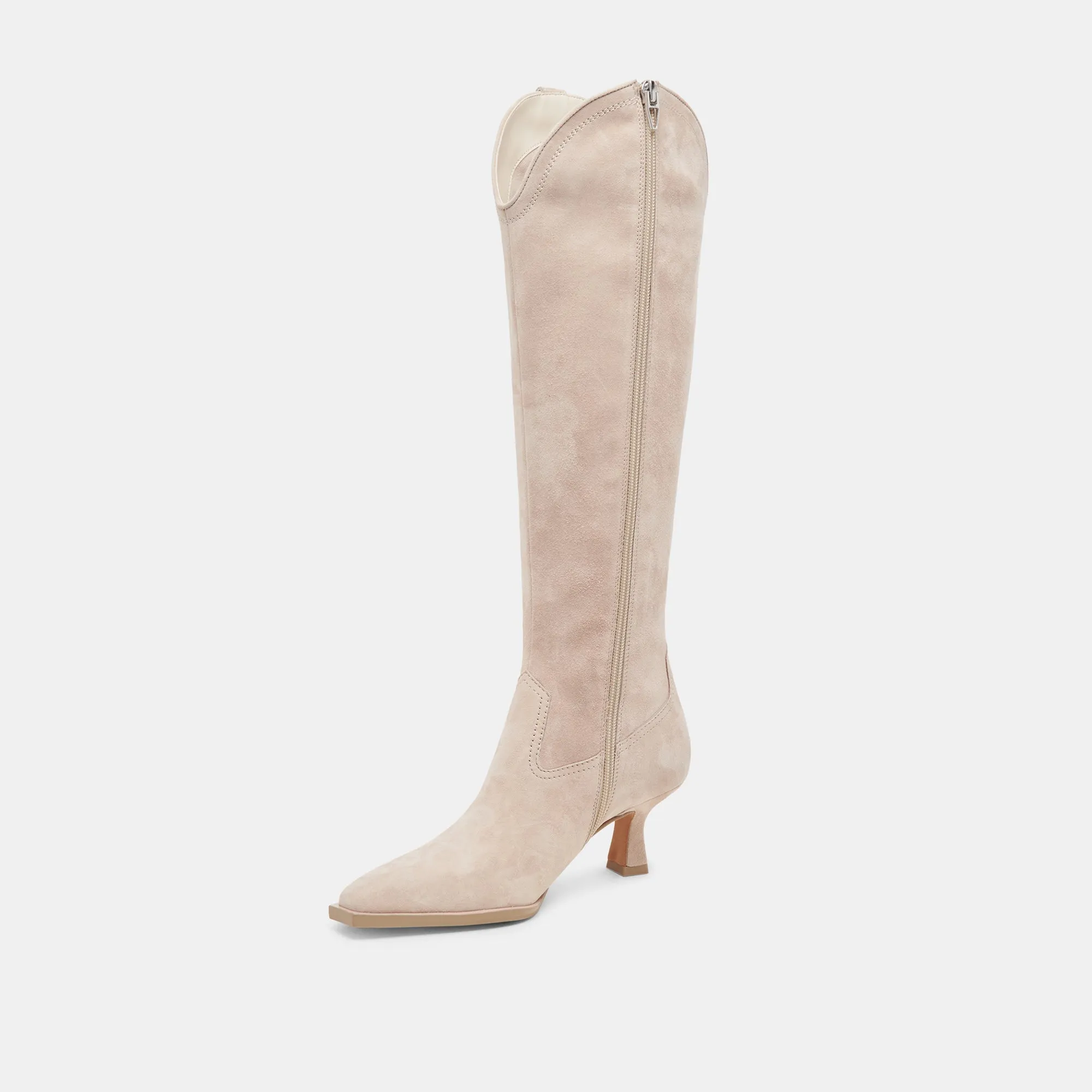 Everyday Wear Travel Companion ARIANA BOOTS TAUPE SUEDE