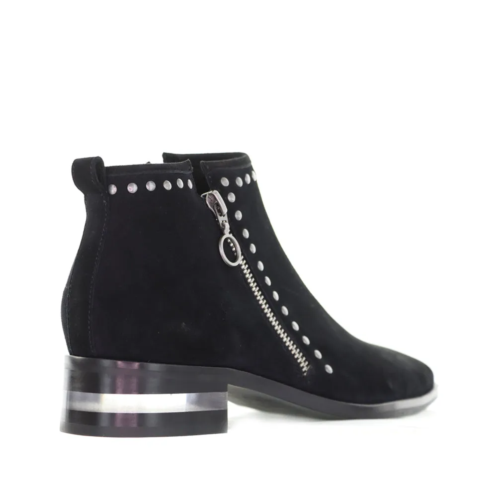 City Trek Casual Day DJANGO & JULIETTE FIRMA BLACK SUEDE
