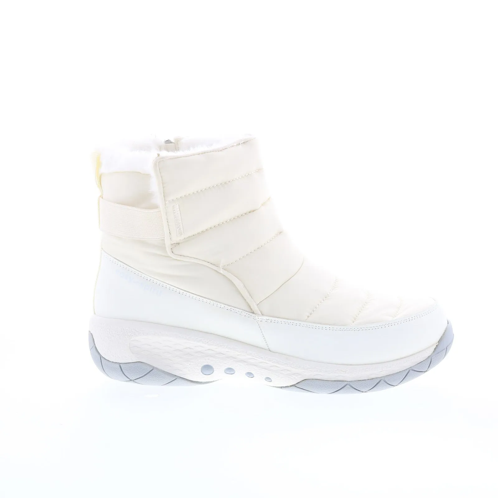 Outdoor Essential Transitional Season Easy Spirit Jorneon 2 SEJORNEON2 Womens White Wide Canvas Casual Dress Boots