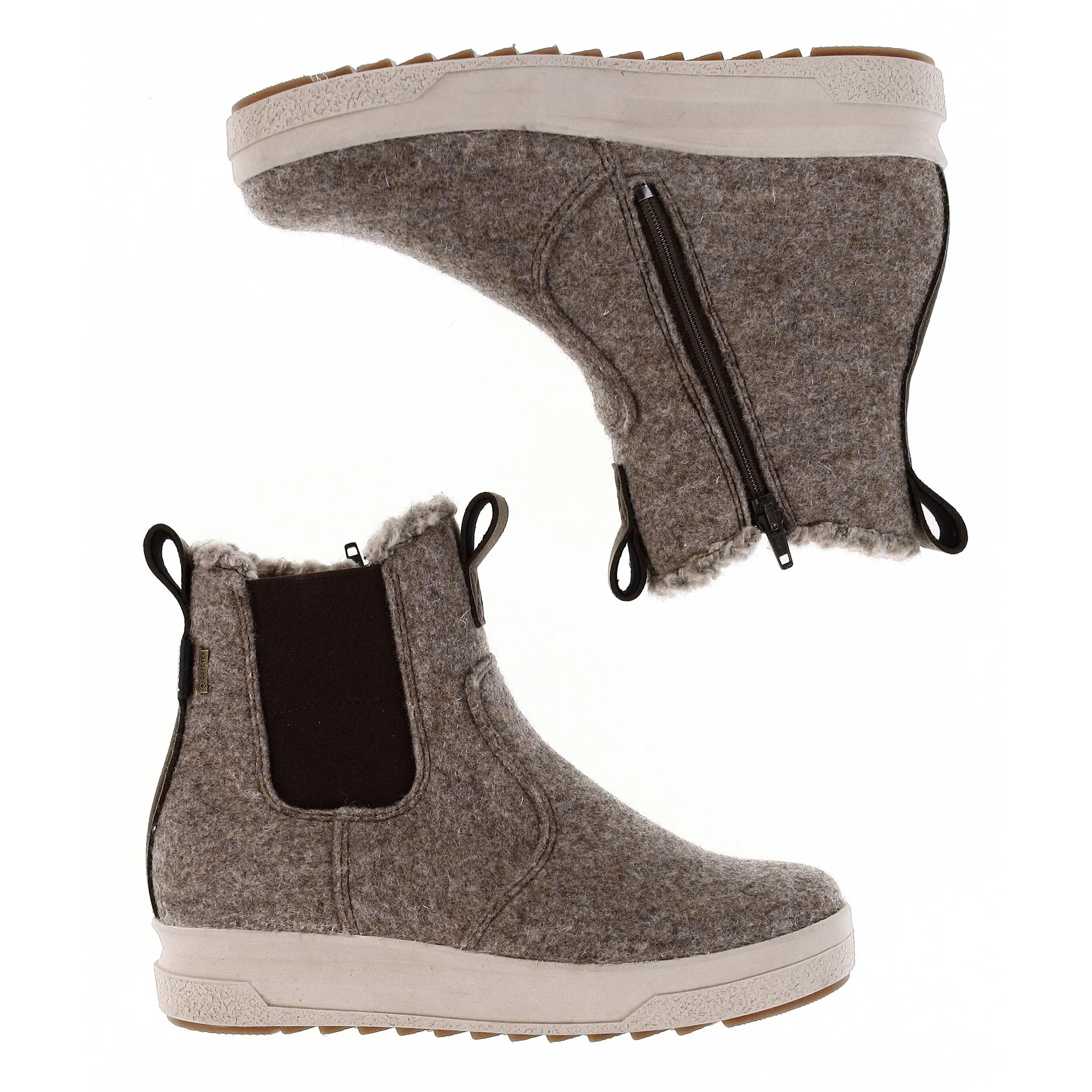 KEVO Women's GORE-TEX? Felt Chelsea boots Stylish Option Sleek Design