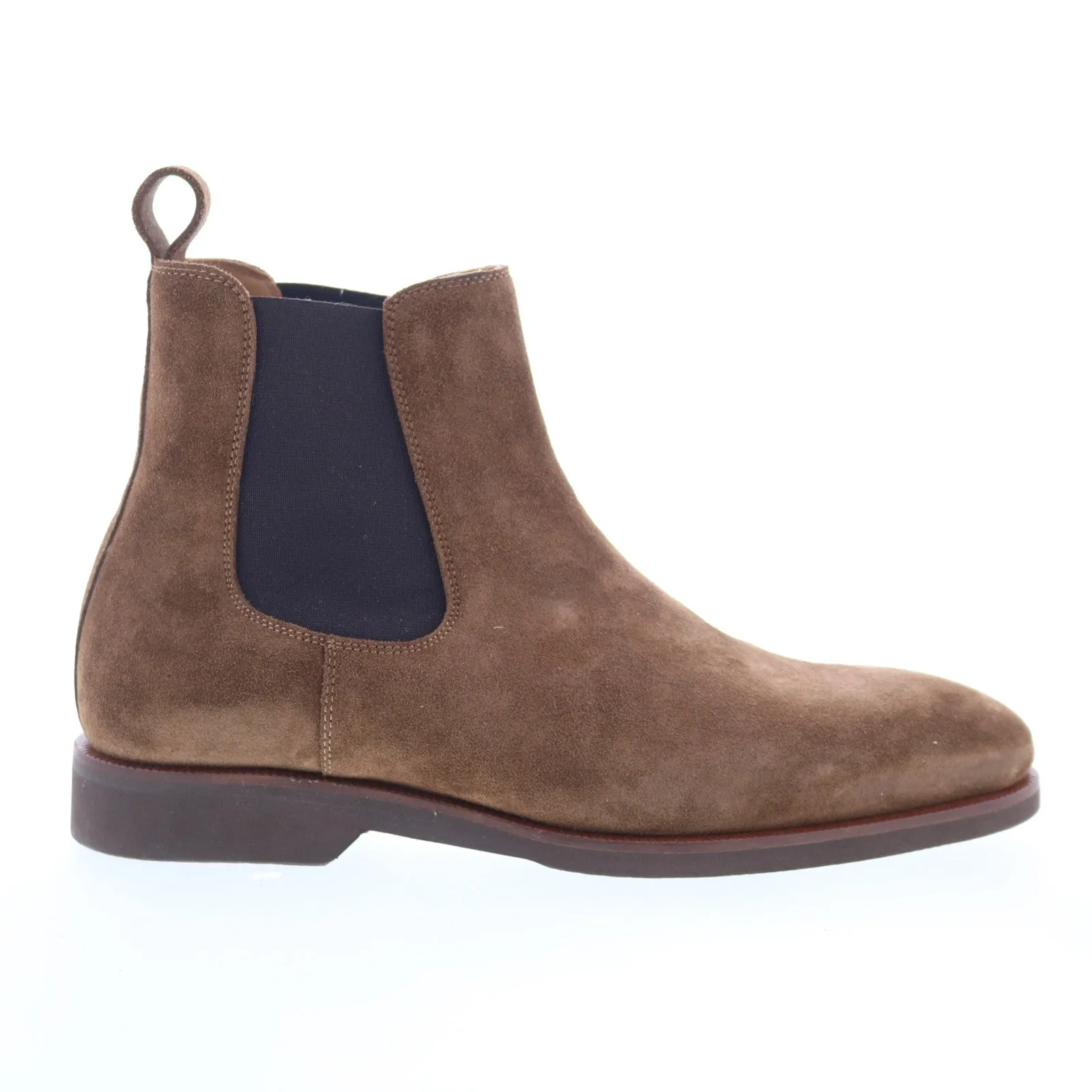Pastori by Di Bianco Pertinax Mens Brown Suede Slip On Chelsea Boots Distressed finish Perfect Fit