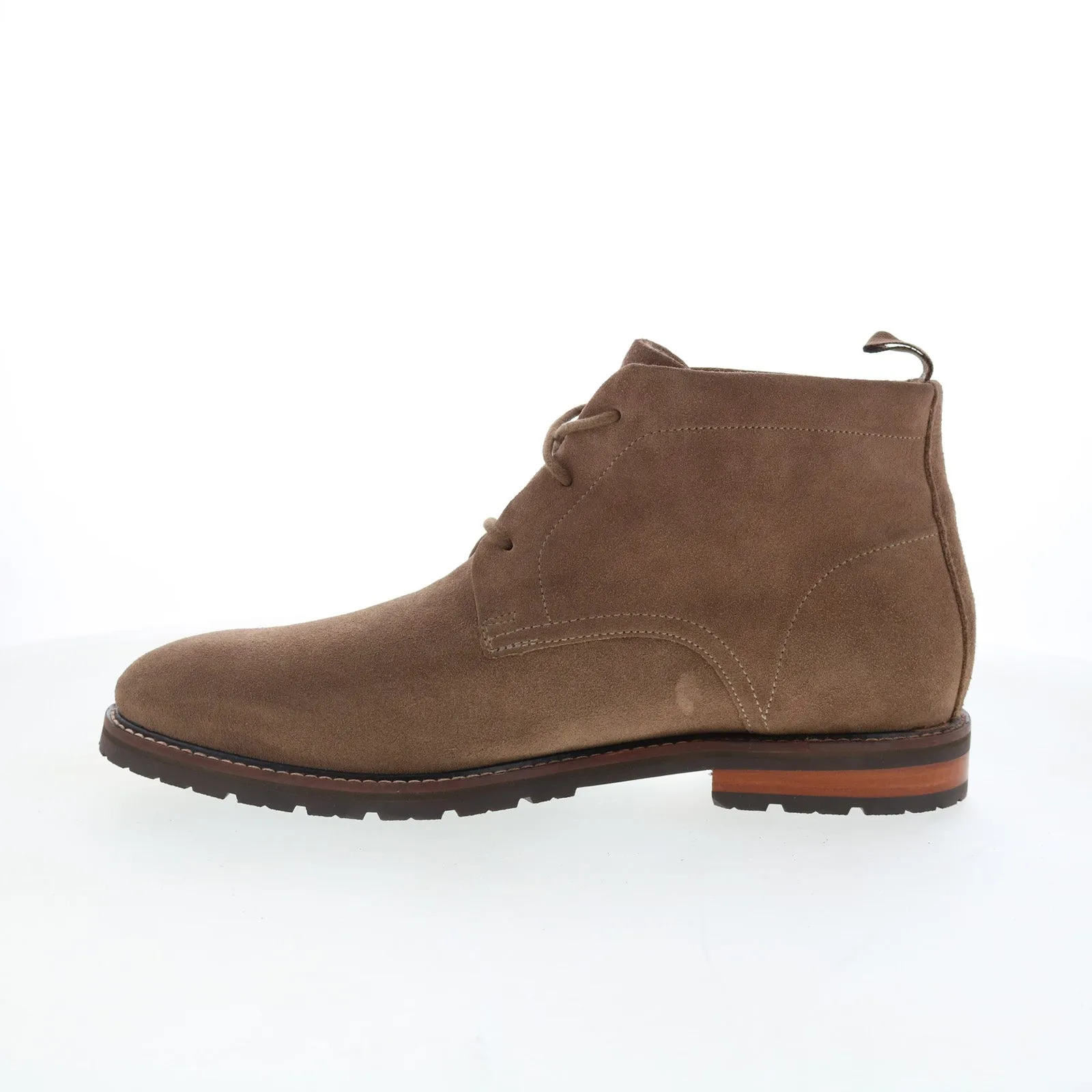 Rockport Caspe Mens Brown Leather Lace Up Chukkas Boots natural materials Minimal Weight