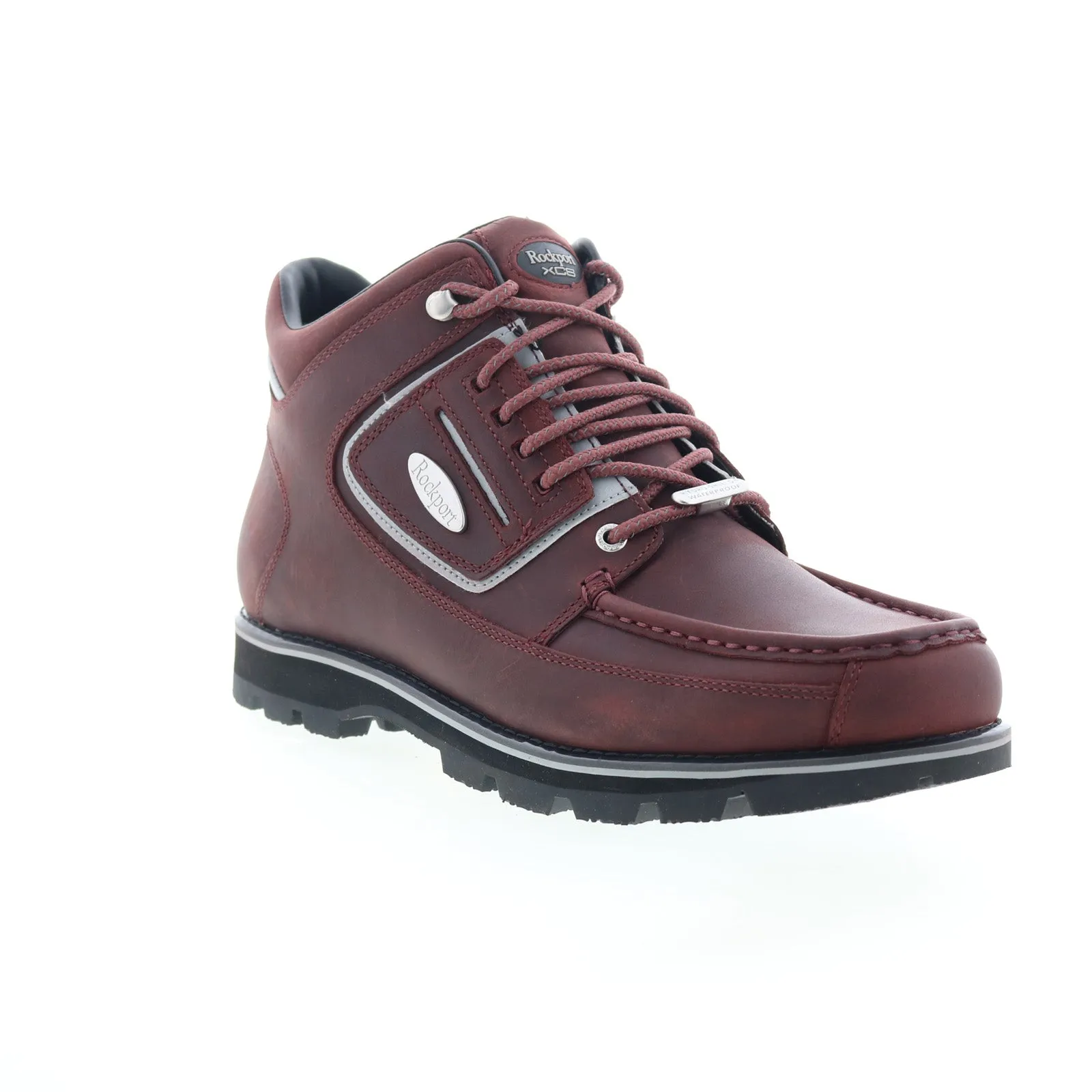 Rockport Umbwe II Waterproof Mweka CI9725 Mens Burgundy Casual Dress Boots Suede Material